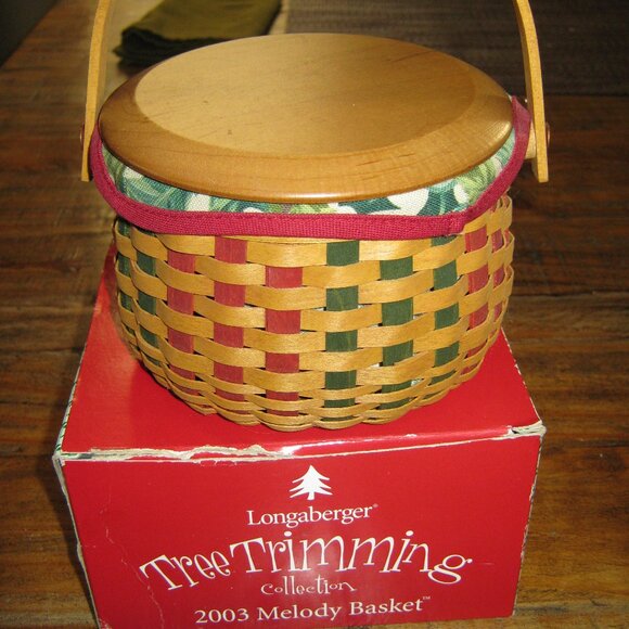 Longaberger Christmas Basket 2003